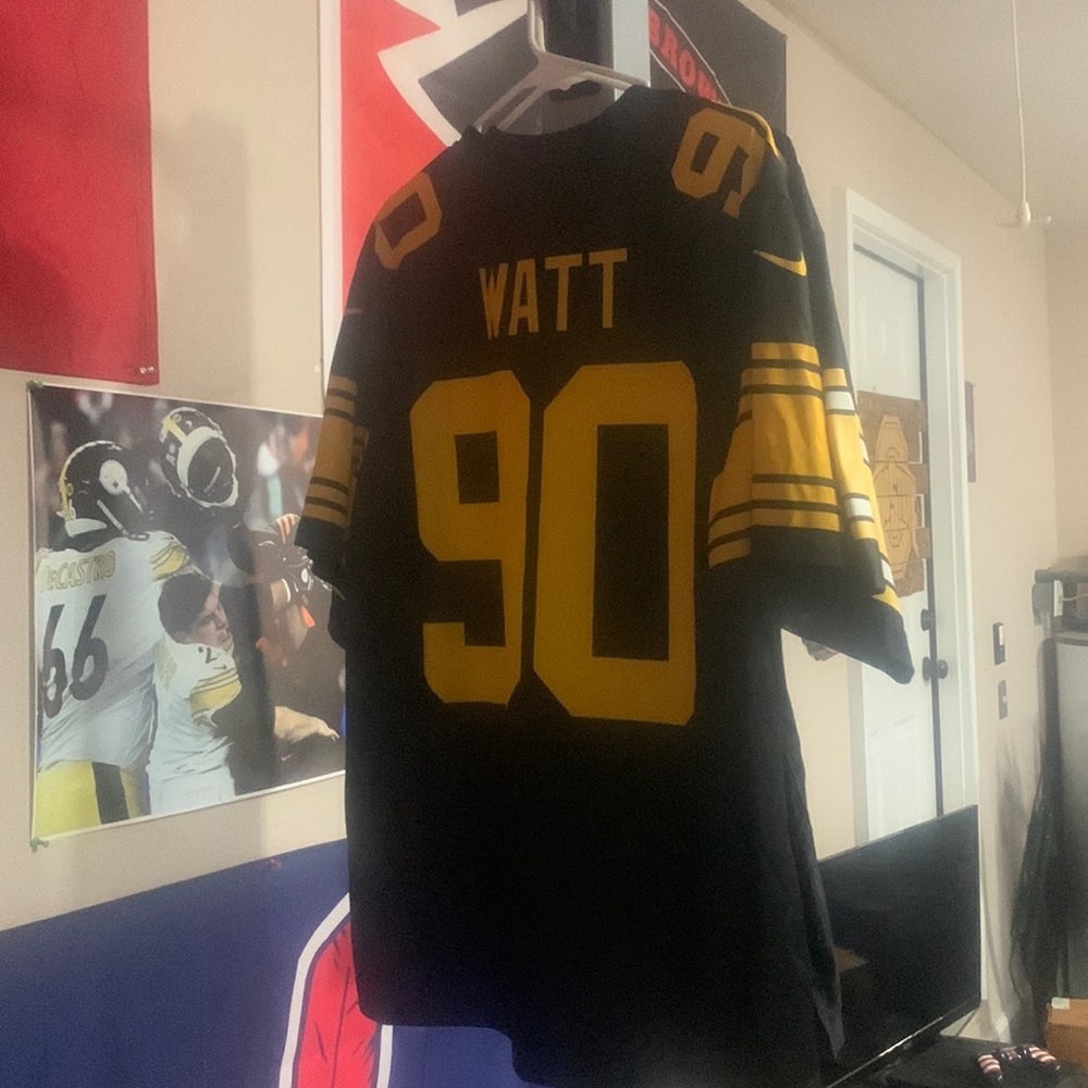 TJ Watt Pittsburgh Steelers color Rush jersey size adult large